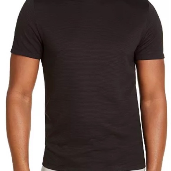 Men’s Stretch Ribbed Short Sleeve T-Shirt Created For Macy’s - Picture 5 of 9